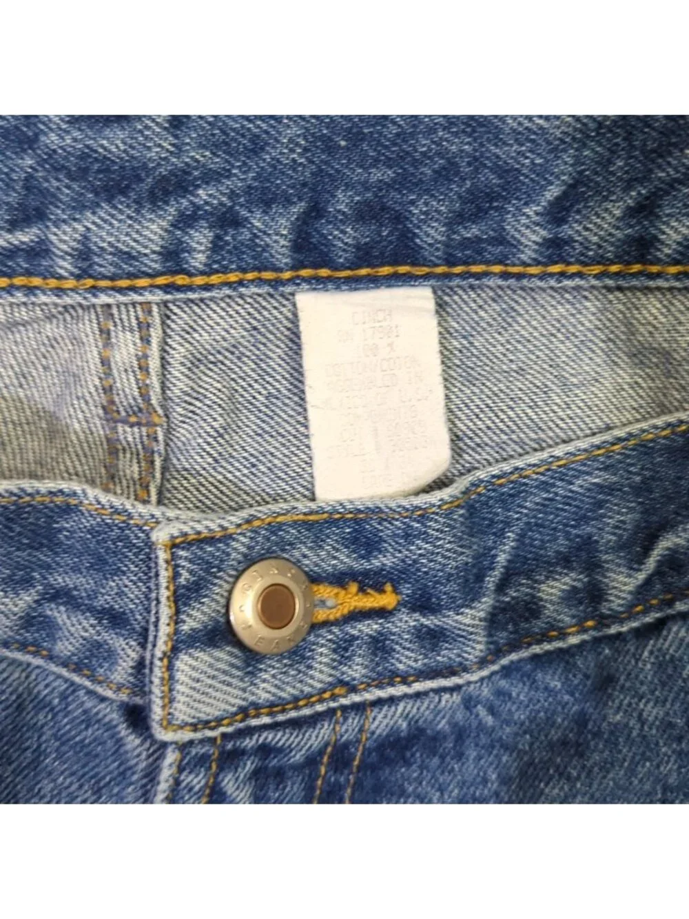 Cinch Jeans Men's 38x34Blue Western Denim Green Label Cowboy Rodeo